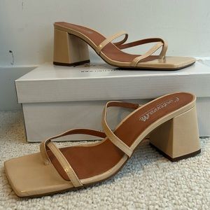 New never worn l'intervalle block heels